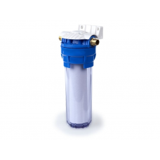 Магистральный фильтр для воды Гейзер 1П 1/2 прозрачный 32007