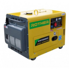 Дизельный генератор с шумозащитным кожухом RODEX RDX7500DES3, 6.5кВт, трехфазный