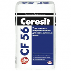 Упрочняющее полимерцементное покрытие топинг для промышленных полов CERESIT CF 56, 25кг