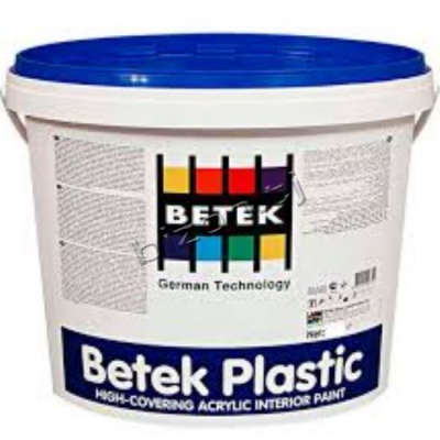 Декоративная матовая эмульсионная  краска для внутренних  работ BETEK PLASTIC  2.5кг