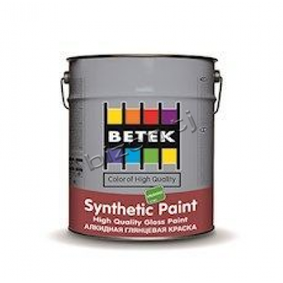 Краска глянцевая синтетическая  на основе алкидных смол с сильным блеском BETEK SYNTHETIC PAINT 2,5кг