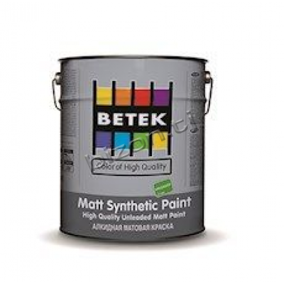 Краска декоративная для внутренних работ на основе алкидных смол BETEK MATT SYNTHETIC PAINT 2,5кг