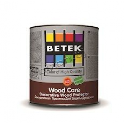 Декоративная защитное средство для дерева с высокой степенью проникновения BETEK WOOD CARE, 2,5кг