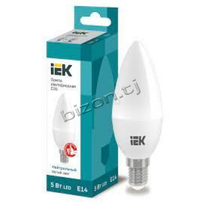 Лампа LED C35 свеча 9Вт 230В 4000К E14 IEK