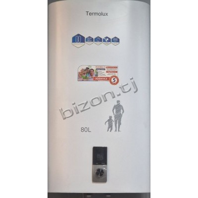 Электрический водонагреватель Termolux 80л, вертикальный плоский 
