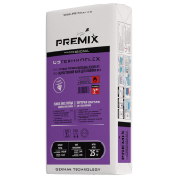 Premix C5 Technoflex Эластичный клей для кафеля, 25кг