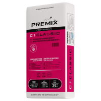 Premix C1 Classic клей для кафельной плитки, 25кг