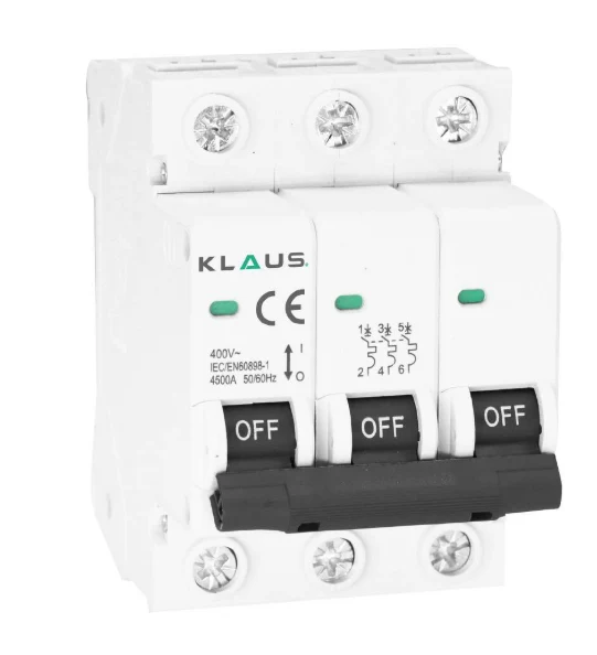 Автоматический выключатель МСВ KLAUS KE40306, 3P