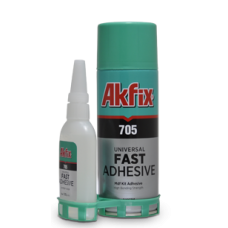Клей Akfix 705 с активатором для экспресс склеивания GA0655 (500мл+125гр)