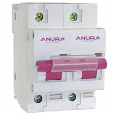 Автоматический выключатель двухполюсный  ANURA 2P