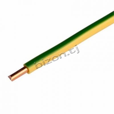 Провод ПуВ 1х2.5мм жёлтый зеленый(1м)