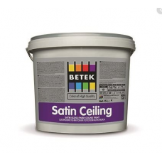 Краска акриловая эмульсионная белая потолочная  с высокой степенью укрывистости BETEK SATIN CEILING, 15кг