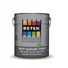 Краска декоративная для внутренних работ на основе алкидных смол BETEK MATT SYNTHETIC PAINT, 0,75 кг