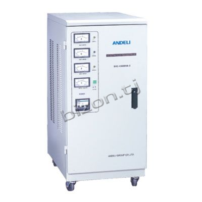 Стабилизатор ANDELI SVC-4500VA-3, 4.5кВт (280В-430В) трёхфазный