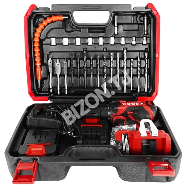 Аккумуляторная дрель-шуруповерт RODEX RDX3375A	 2