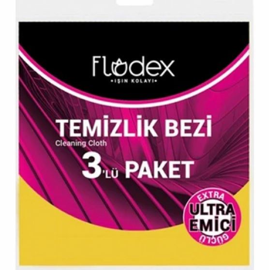 Универсальные салфетки для уборки Flodex, 3шт