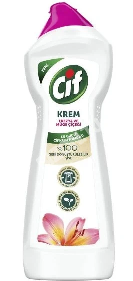 Крем для чистящий духовки и плитки Фрезия и ландыш Cif, 750мл