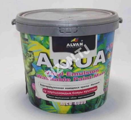 Водоэмульсионная моющаяся краска Alvan Aqua, 11.25кг