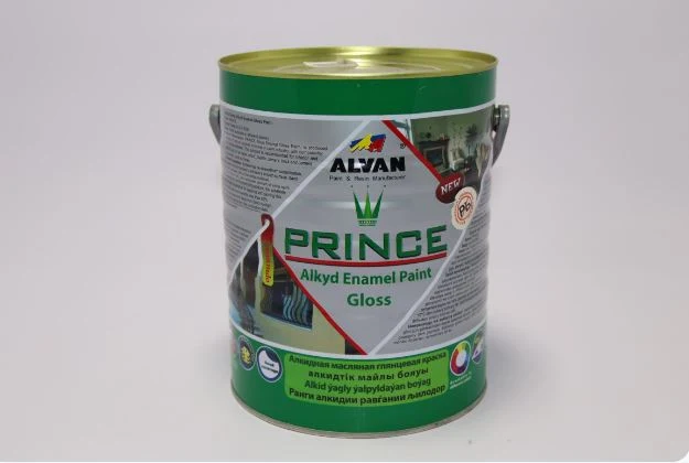 Алкидная темно-серая краска Alvan Prince 109, 3.5кг