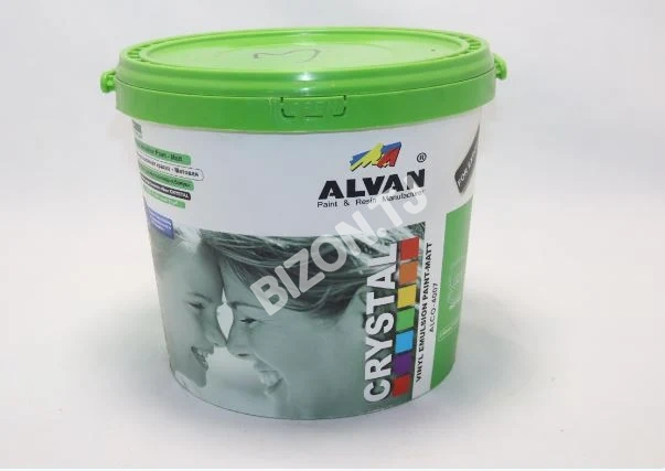 Водоэмульсионная матовая краска Alvan Crystal, 11.25кг