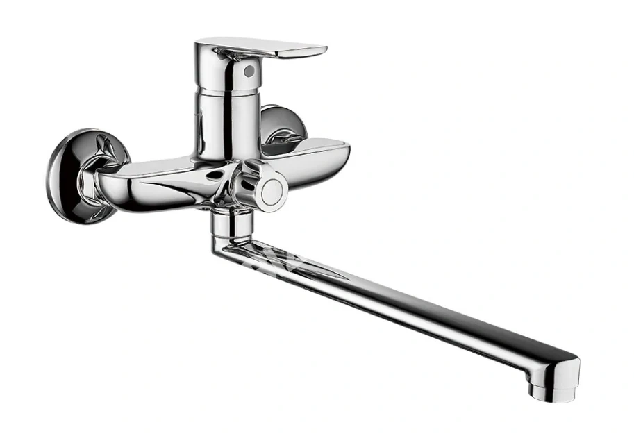 Смеситель для ванны BOOU B8251-18F с длинным гусаком