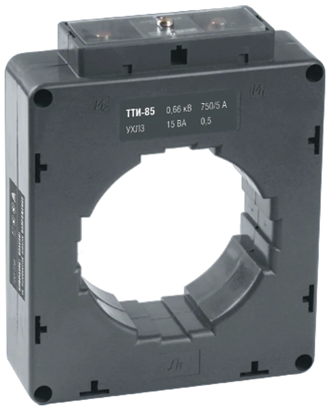 Трансформатор тока ТТИ-85 1000/5А 15ВА класс 0,5 IEK
