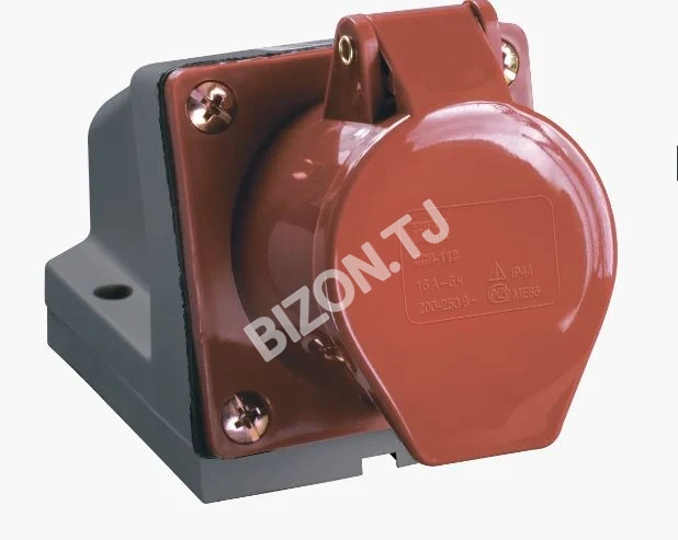 Розетка 125 стационарная 3Р+РЕ+N 32А 380В IP44 IEK