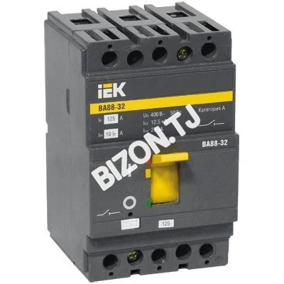 Автомат выключатель ВА88-32 3Р 125А 25кА IEK