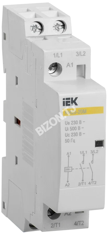 Контактор модульный КМ20-20М AC, IEK