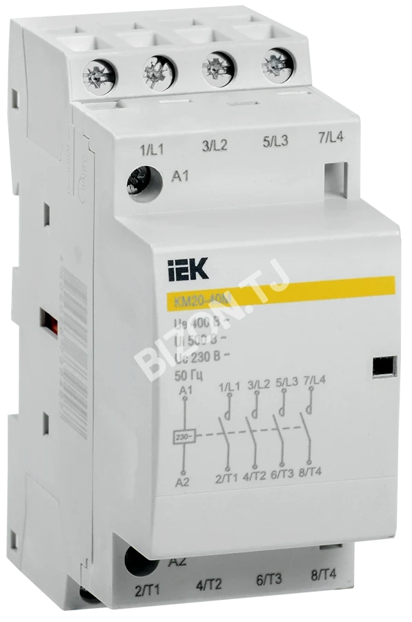Контактор модульный КМ20-40М AC, IEK