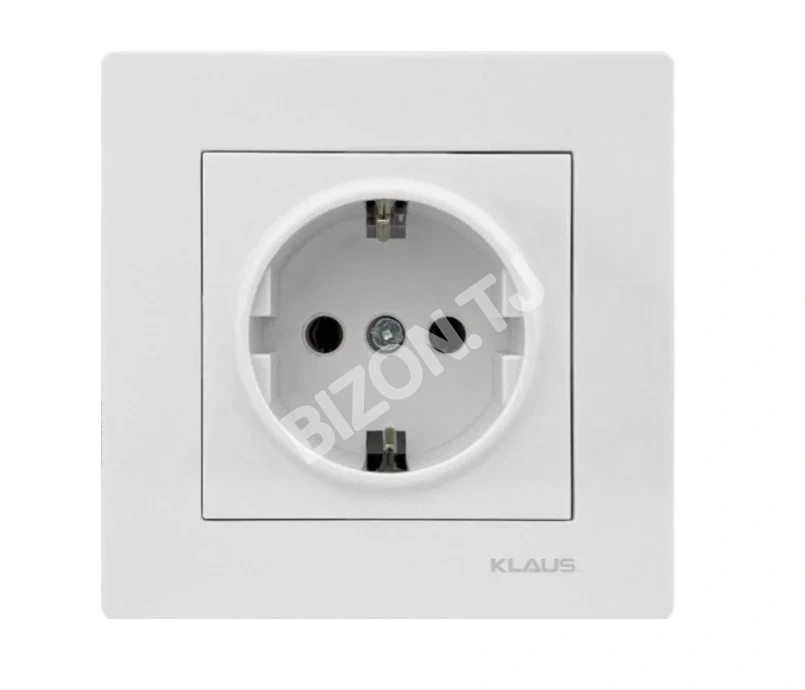 Розетка c заземлением KLAUS KE01107