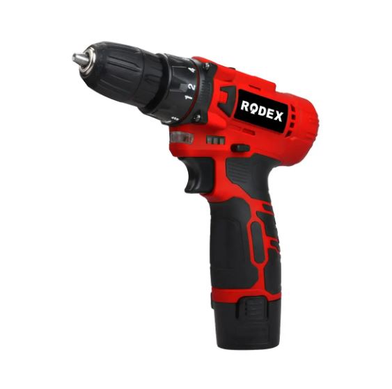 Аккумуляторная дрель RODEX RDX3322A, 12Вт