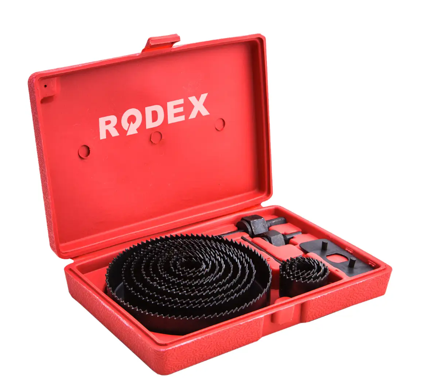 Набор кольцевых пил RODEX, 64мм-127мм