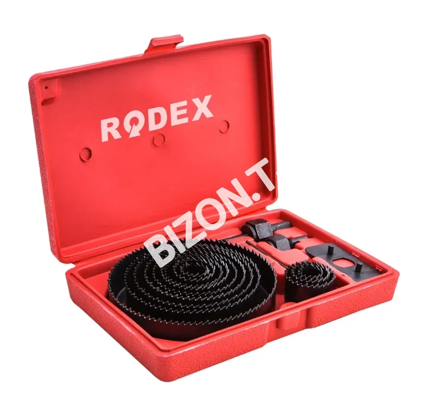 Набор кольцевых пил RODEX, 64мм-127мм