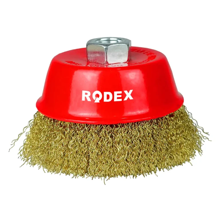 Щетка проволочная чешечная RODEX, 65мм