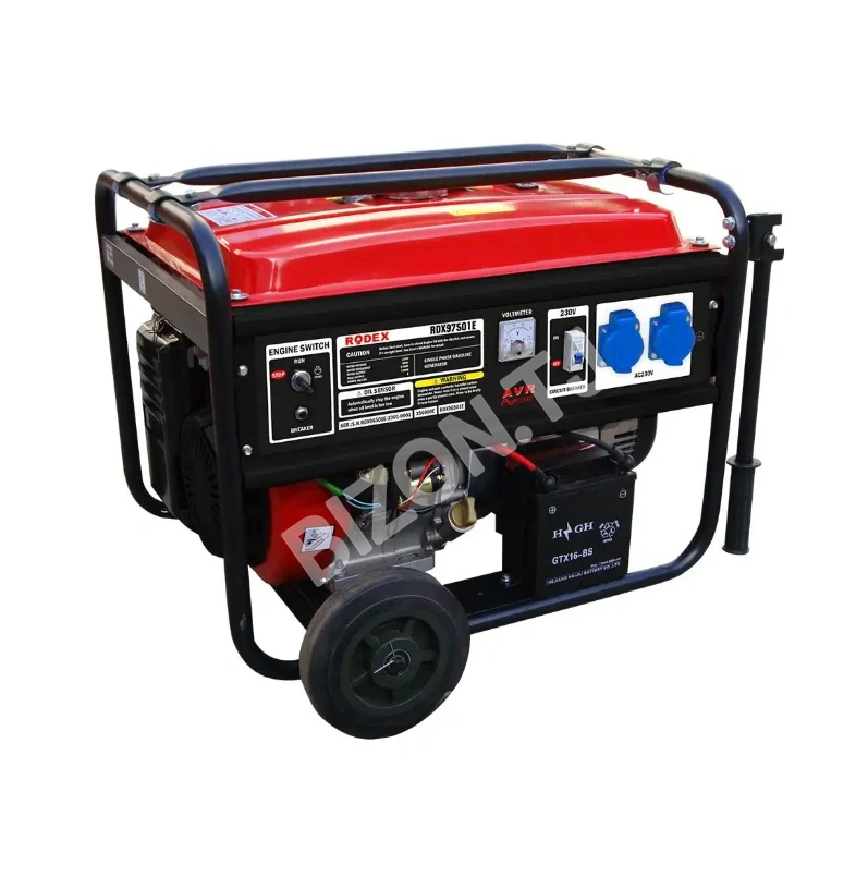 Генератор бензиновый RODEX RDX97501E , 8кВт, однофазный