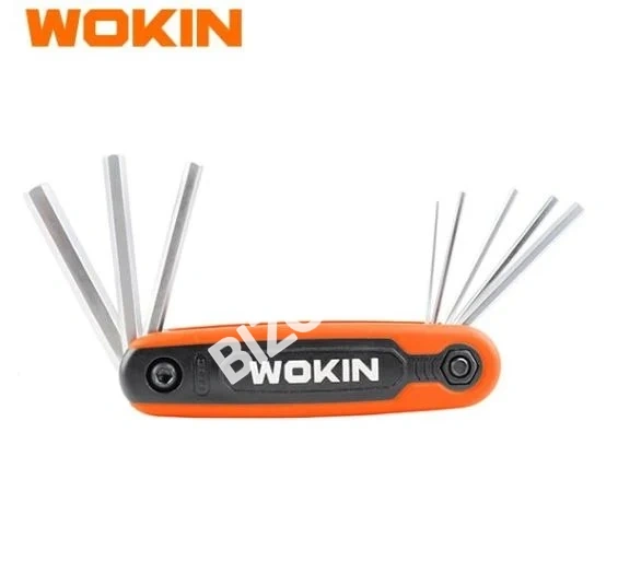 НАБОР ИЗ 8 ШЕСТИГРАННЫХ СКЛАДНЫХ КЛЮЧЕЙ TORX, 208808	