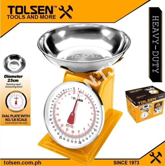 Весы кухонные Tolsen 35199, 20кг 2