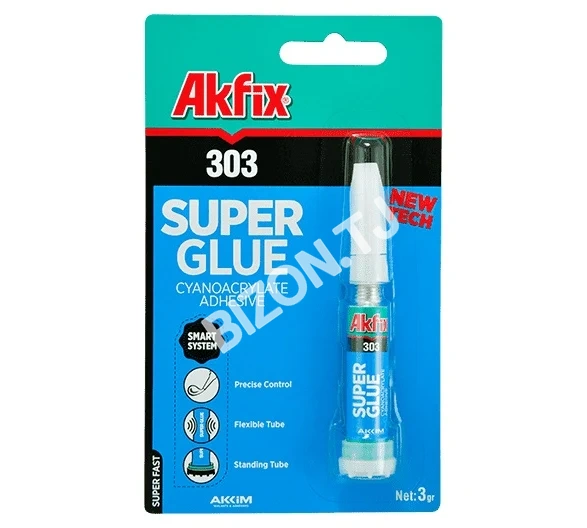Супер клей Akfix 303, GA003 (3 гр)