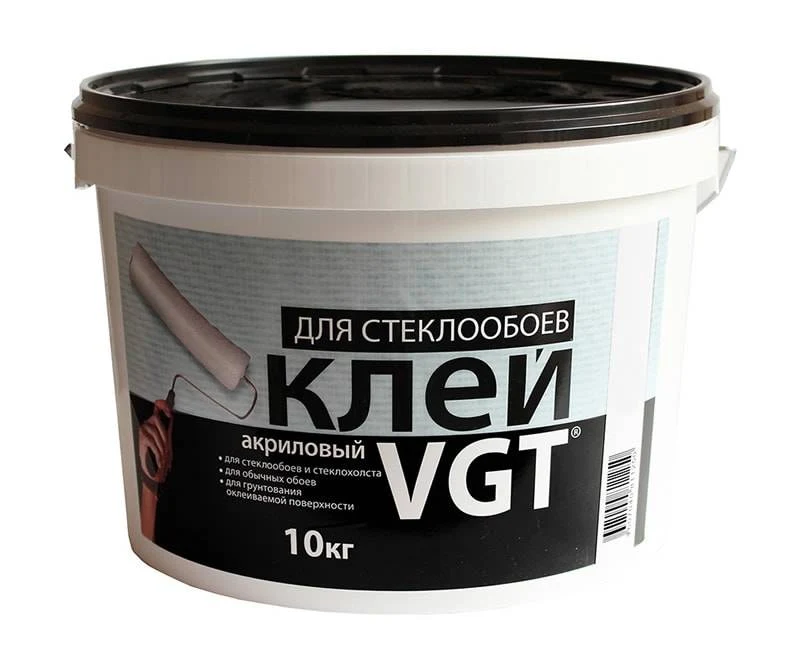 Клей акриловый для стеклообоев VGT, 10кг.