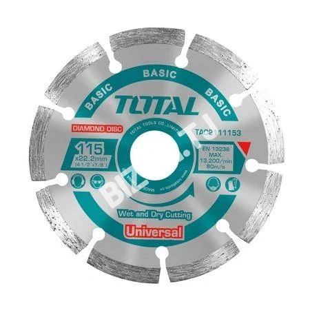 Алмазный диск для сухой резки Total TAC2111803, 180х22.2мм
