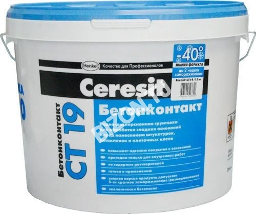 Бетонконтакт CERESIT CT 19, 10л