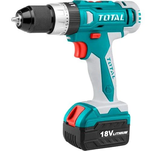 Аккумуляторная ударная дрель-шуруповерт TOTAL TIDLI228180, 18V