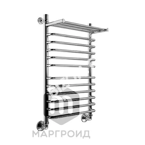 Полотенцесушитель водяной МАРГРОИД В9 премиум с полкой Р100*50см