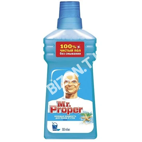 Средство для мытья полов и стен Mr Proper Ocean, 500мл