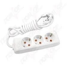 Удлинитель на 3 гнезда без заземления 3м Viko Multi-Let , 90112303