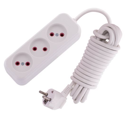 Удлинитель на 3 гнезда 5м без заземления Viko Multi-Let, 90112305