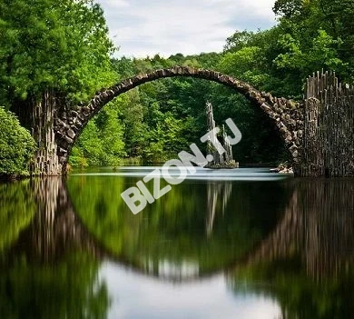 Фотообои Арочный мост Панно Дивино Декор, D2-047 (300х270см)