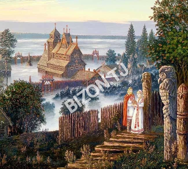 Фотообои Беседа Панно Дивино Декор, C1-174 (300х270см)