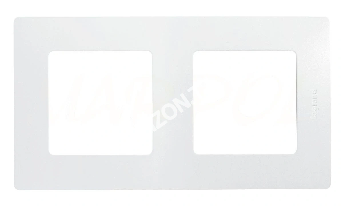 Рамка 2-пост LEGRAND NILOE 675002, 159x86мм, белая
